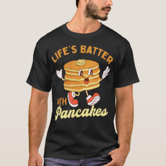 Camiseta Batalla de vida con crepes - Flapjac de amante de