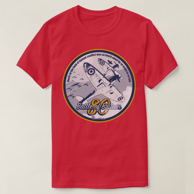 Camiseta Batalla del 80 aniversario de Gran Bretaña (Diseño del anverso)