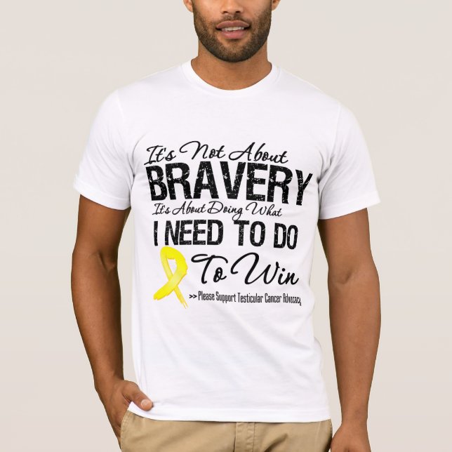 Camiseta Batalla del cáncer testicular (Anverso)