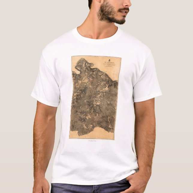 Camiseta Batalla del desierto - guerra civil panorámica (Anverso)