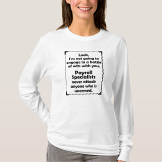 Camiseta Batalla del especialista de la nómina de pago de