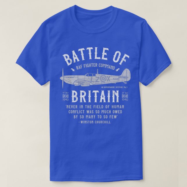 Camiseta Batalla del fuego cruzado de Gran Bretaña (Diseño del anverso)