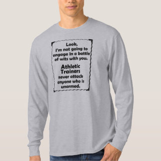 Camiseta Batalla del instructor atlético de los ingenios