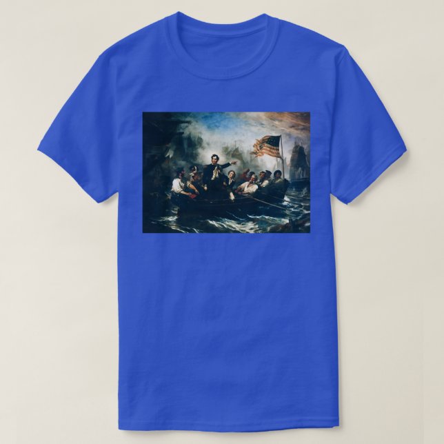 Camiseta Batalla del lago Erie Oliver Hazard Perryof 1812 (Diseño del anverso)