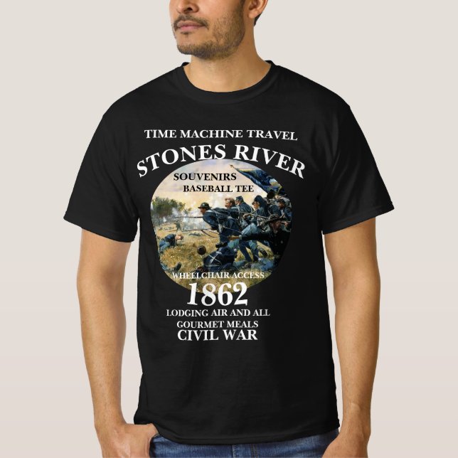 CAMISETA BATALLA DEL RÍO DE LAS PIEDRAS MÁQUINA DEL TIEMPO (Anverso)
