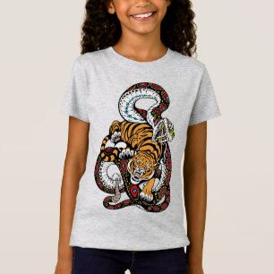 Camiseta Batalla Épica: Arte del Tigre vs. la Serpiente