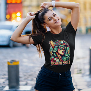 Camiseta Batalla Sunny: Hermana del Béisbol de Guay