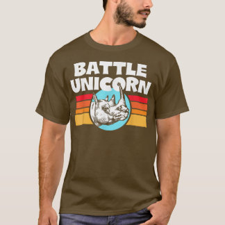 Camiseta Batalla unicornio rinoceronte de rinoceronte arco 