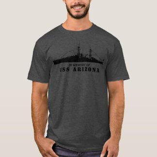 Camiseta Batalla USS Arizona Silhouette En Memoria De