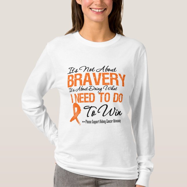Camiseta Batalla v1 del cáncer del riñón (Anverso)