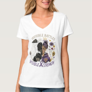 Camiseta Batallas Invisibles, Fuerza Visible Enfermedad Cró