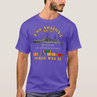 Camiseta Batallero USS Arizona WII con Cinta SVC
