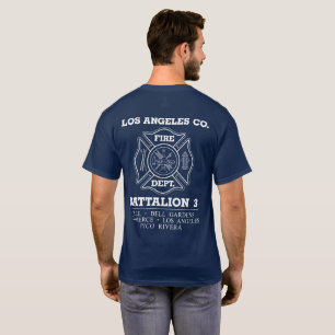Camiseta Batallón del Departamento de Bomberos del Condado 
