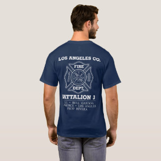 Camiseta Batallón del Departamento de Bomberos del Condado