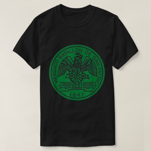 Camiseta Batallón San Patricios (Diseño del anverso)