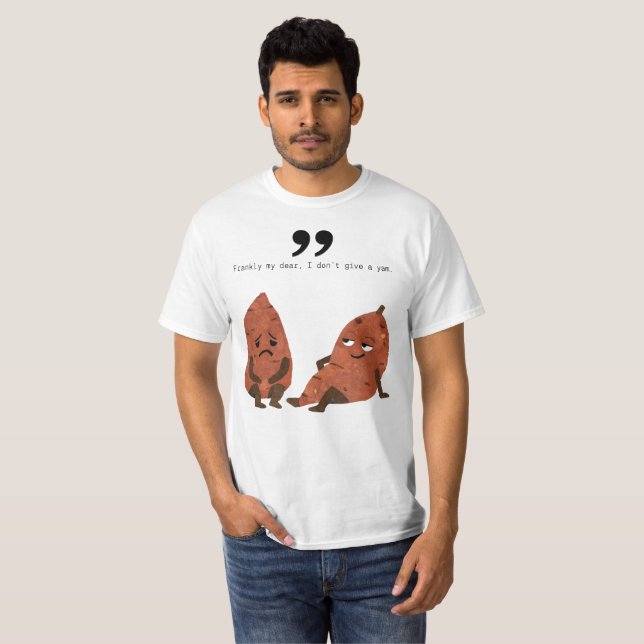 Camiseta ¿Batata? Dulce. (Anverso completo)