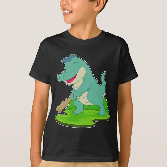 Camiseta Bate de béisbol de cocodrilo (Anverso)