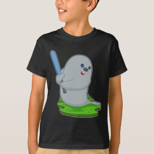 Camiseta Bate de béisbol de foca
