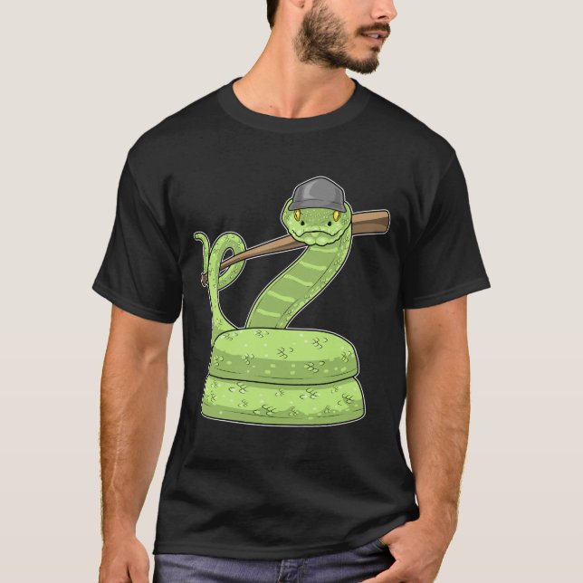 Camiseta Bate de béisbol de serpientes (Anverso)