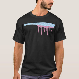 Camiseta Bate de béisbol goteo para nichos de hielo