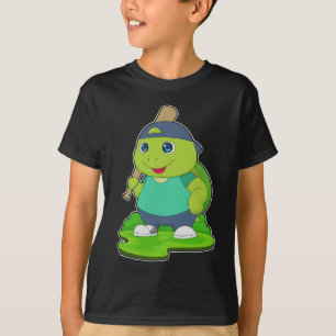 Camiseta Bate de béisbol tortuga