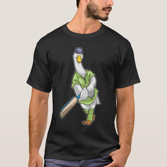 Camiseta Bate de cricket de Duck (Anverso)