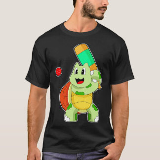 Camiseta Bate de cricket de las tortugas