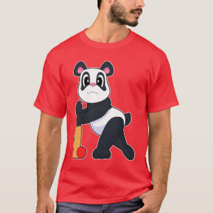 Camiseta Bate de cricket de Panda