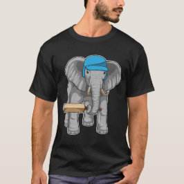 Camiseta Bate elefante de cricket