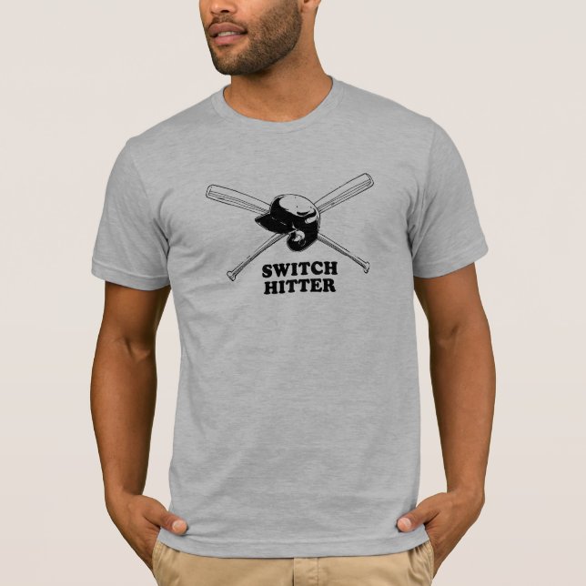 Camiseta bateador ambidiestro (Anverso)