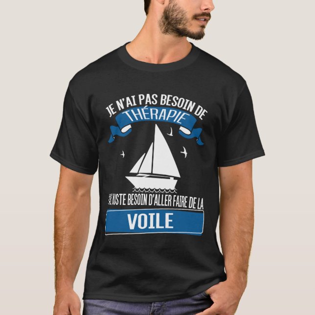 Camiseta Bateau à voile - voilier (Anverso)