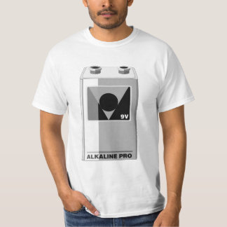 Camiseta Batería - 9 voltios o desgastes del empollón