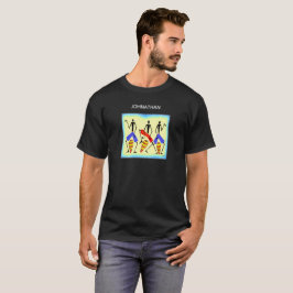 Camiseta Batería abstracta y asombrosa en silueta para dive