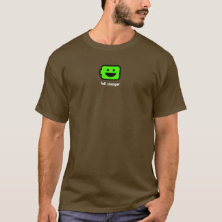 Camiseta Batería androide feliz