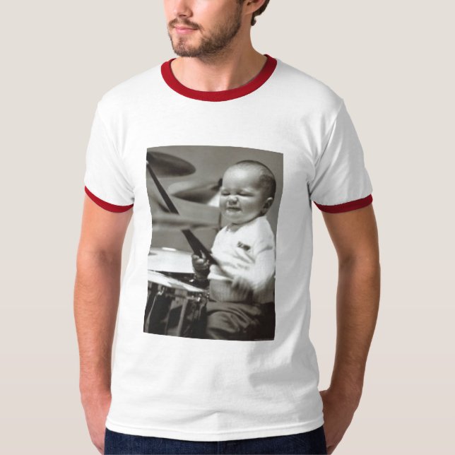 Camiseta batería baby2 (Anverso)