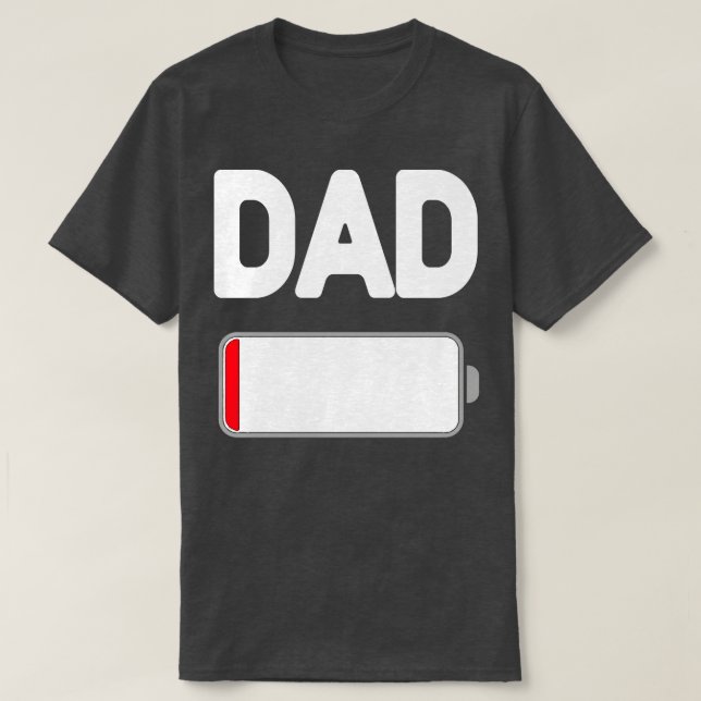 Camiseta Batería baja de papá (Diseño del anverso)