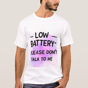 Camiseta Batería baja, por favor, no me hable - Graciosas S