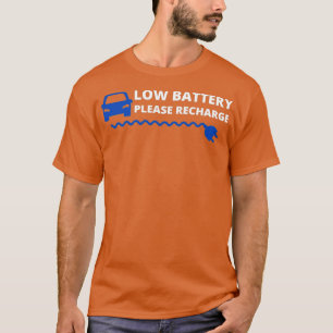 Camiseta Batería de bajo costo Por favor recargue el coche