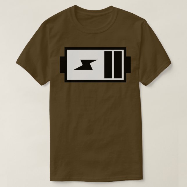 Camiseta Batería de energía (Diseño del anverso)