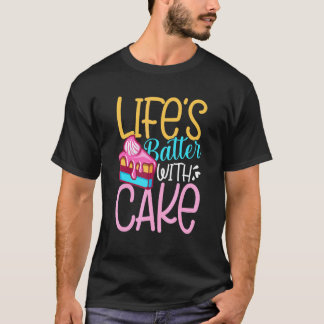 Camiseta Batería De Hombres Con Pastel