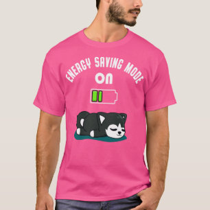 Camiseta Batería de Husky Cuesta Baja Energía Cansada Diver