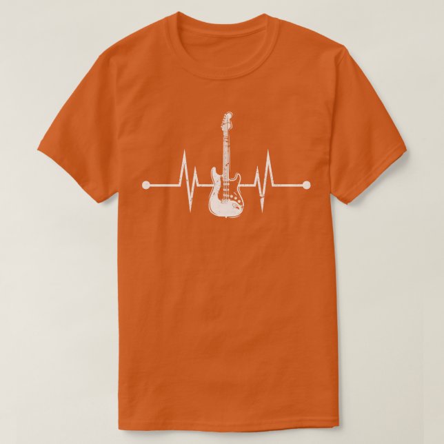 Camiseta Batería de instrumentos musicales de latido (Diseño del anverso)