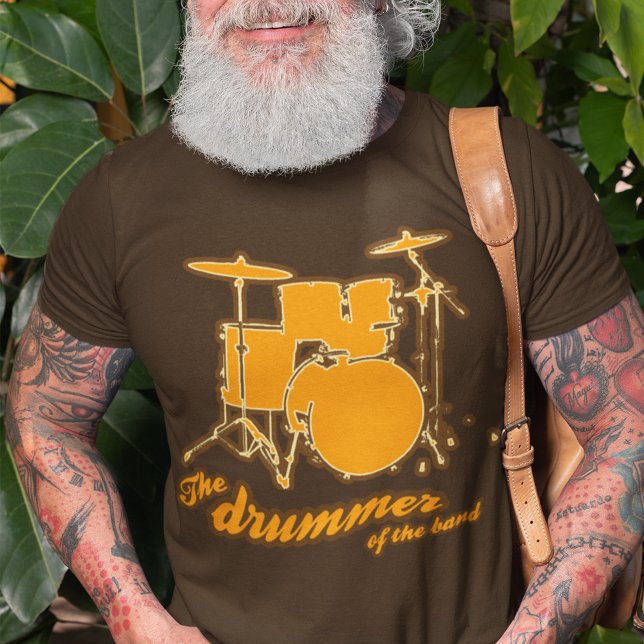 Camiseta batería de la banda de rock (Subido por el creador)