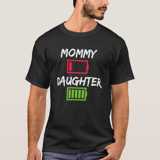 Camiseta Batería de mami hija (Anverso)