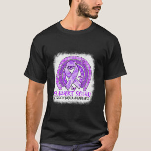 Camiseta Batería de mariposa Apoyar Arcoiris Fibromialgia C