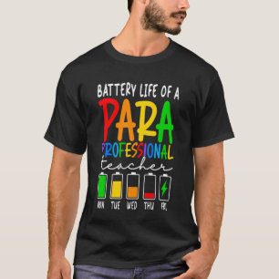 Camiseta Batería de personal auxiliar de enseñanza para per