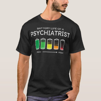 Camiseta Batería de una psiquiatría de amigos psiquiatras