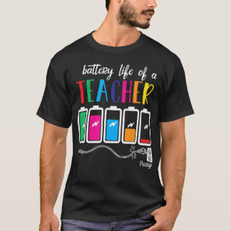 Camiseta Batería De Vida Un Profesor Navidades De Acción De