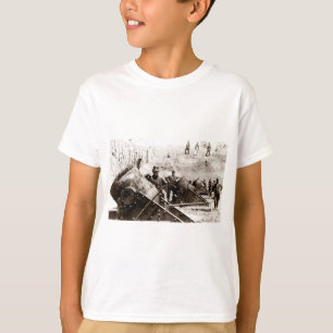 Camiseta Batería del mortero de la guerra civil en Yorktow