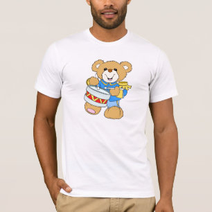 Camiseta Batería del oso de peluche